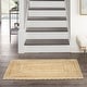 preview thumbnail 27 of 38, Nourison Terrazzo Jute Indoor only Solid Area Rug 2' x 3' - Natural