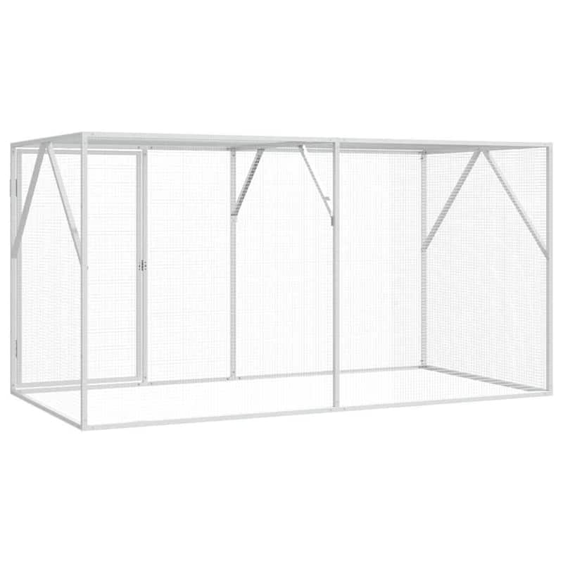 vidaXL Bird Cage Anthracite Galvanized steel