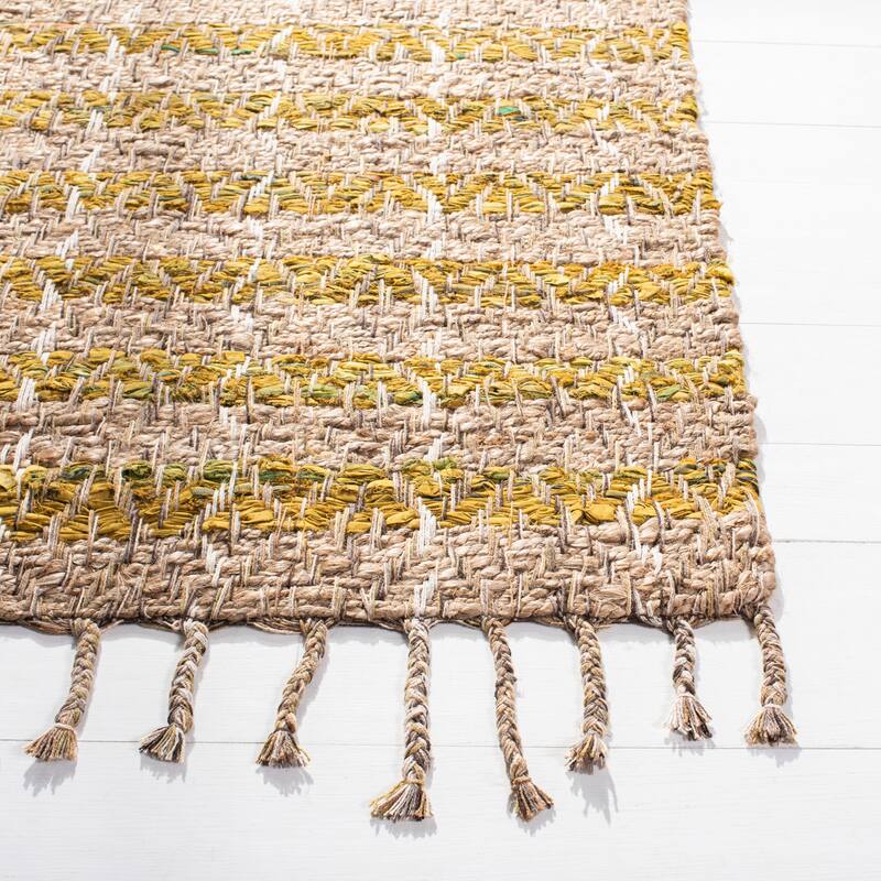 SAFAVIEH Handmade Cape Cod Lonnie Jute & Cotton Braided