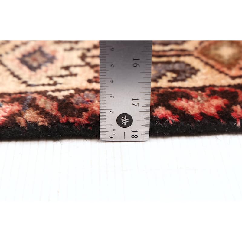 ECARPETGALLERY Hand-knotted Andelz Dark Copper Wool Rug - 3'8 x 9'7