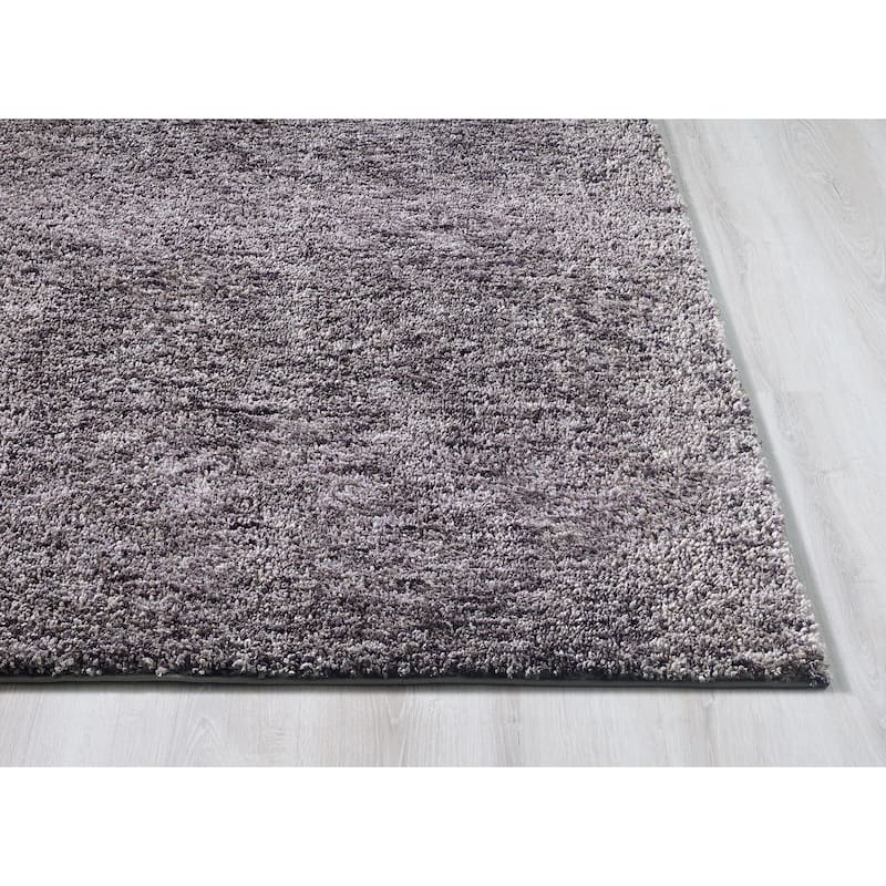 Domani Plush Mid-Century Casually Neutral Shag Area Rug