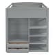 preview thumbnail 14 of 18, Full Size Loft Bed Kids Bed with Desk, Wardrobes, 4 Drawers and 4 Shelves,Left-Side Storage and Drawers