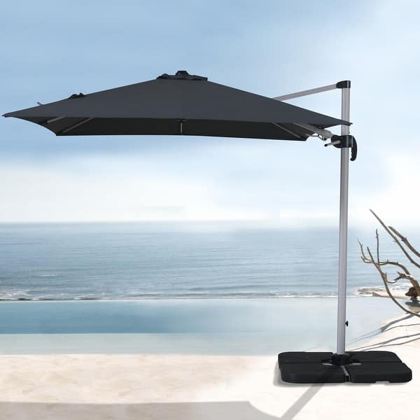 Shop Black Friday Deals On Formosa 8 2 Square Heavy Duty Cantilever Patio Umbrella Overstock 31672653