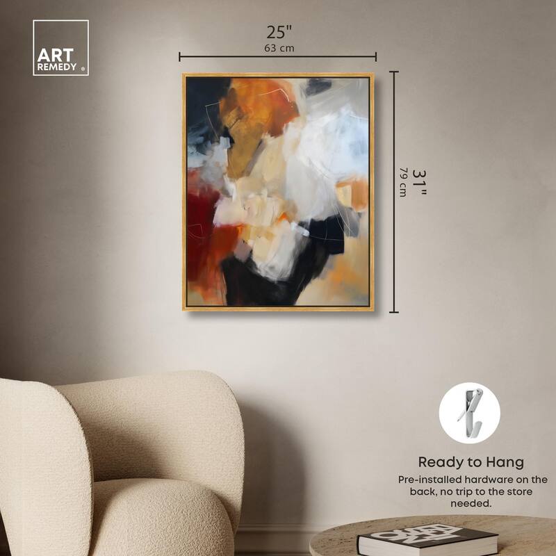 Earth and Fire II Canvas by Art Remedy