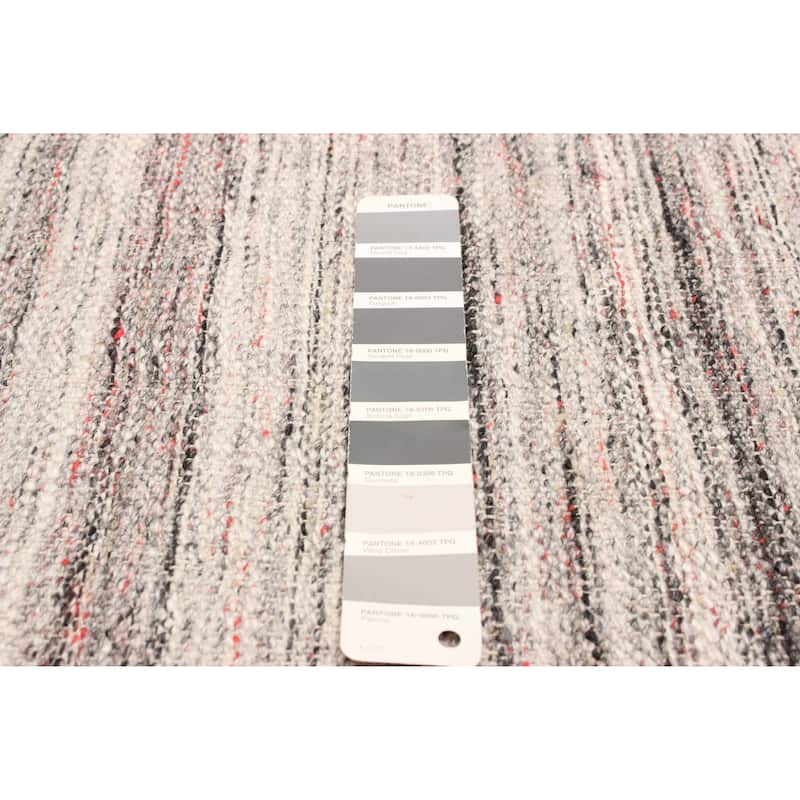ECARPETGALLERY Flat-Weave Ankara FW Grey Wool Kilim - 5'3 x 7'7