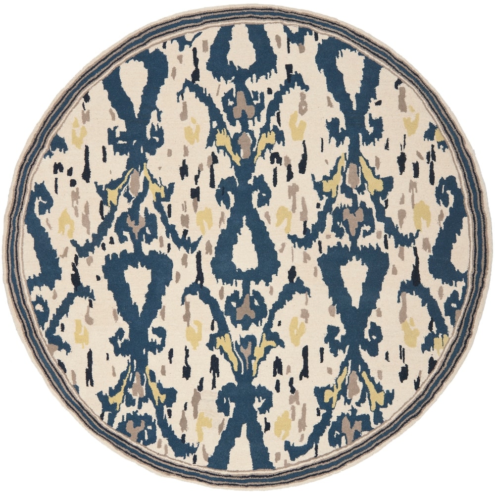 Martha Stewart by SAFAVIEH Ikat Pendant Wool Rug