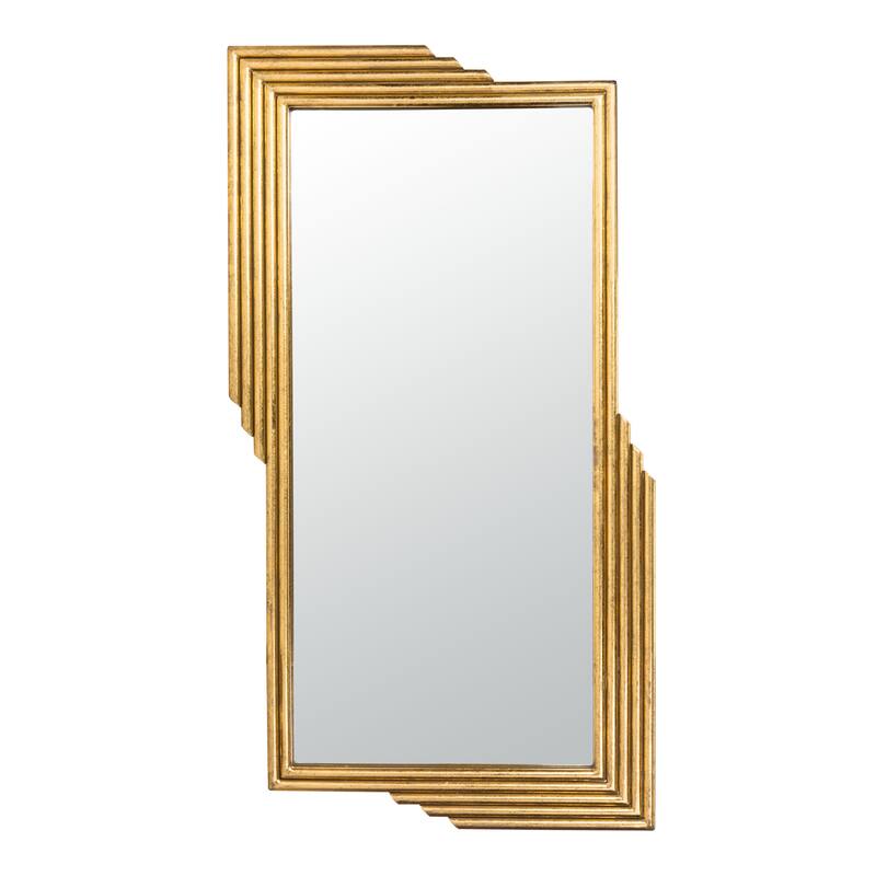 SAFAVIEH Laken 27-inch Gold Horizontal Rectangular Mirror - 26.5" W x 1.5" L x 48" H - 27Wx2Dx48H