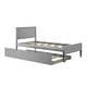 preview thumbnail 7 of 27, Max and Lily Twin-Size Bed with Panel Headboard and Trundle