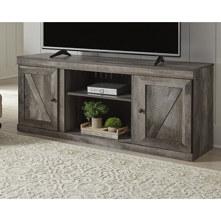 Signature Design by Ashley Wynnlow Weathered Woodgrain 60-inch TV Stand