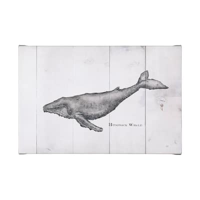 Humpback Whale (50 x 30) Canvas Art Print
