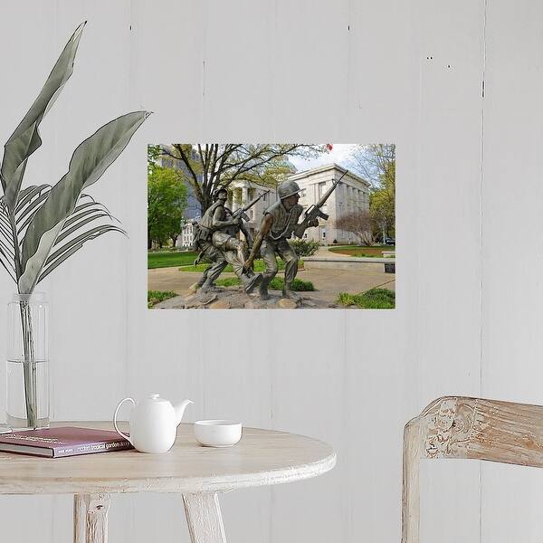 Shop Vietnam War Memorial State Capitol Building Complex Raleigh North Carolina Poster Print Overstock 16495678
