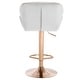 preview thumbnail 4 of 41, Modern Home Luxe Spyder Contemporary Adjustable Suede Barstool - Modern Comfortable Adjusting Height Counter/Bar Stool