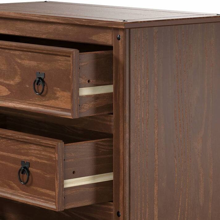 Wood Dresser 4 Drawers Chest Corona | Furniture Dash