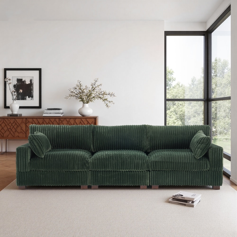 U-shaped Modular Sectional Set Upholstered Sofa Couch