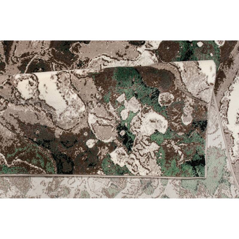 Rhodes Collection Abstract Area Rug