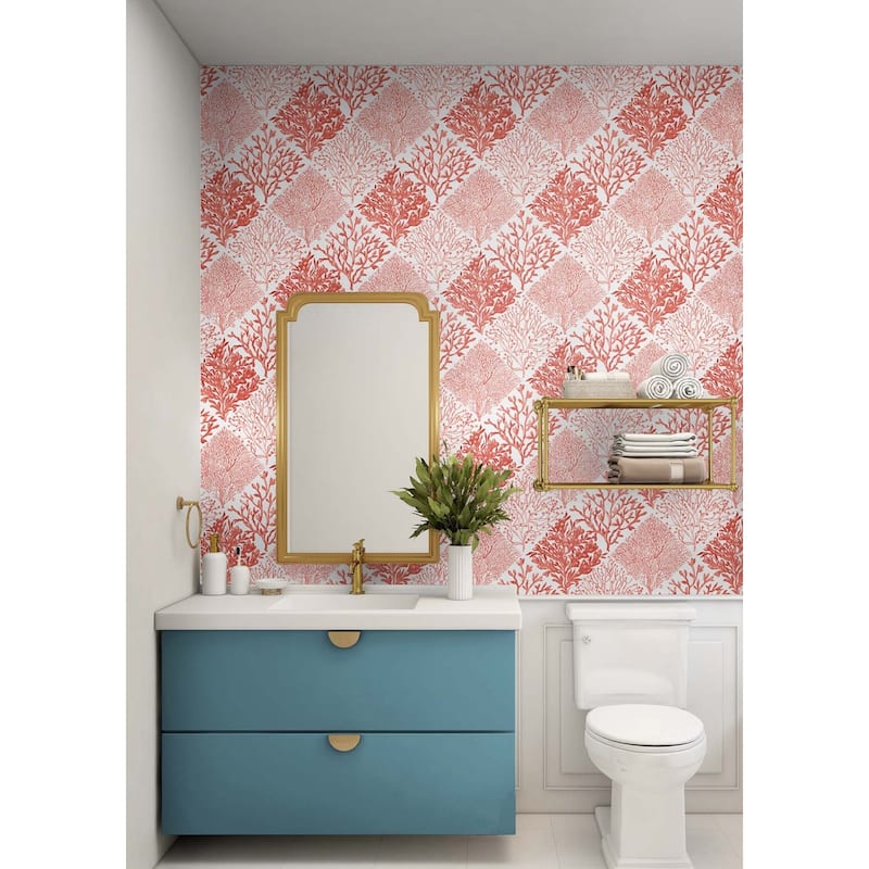 NextWall Seaweed Peel and Stick Wallpaper