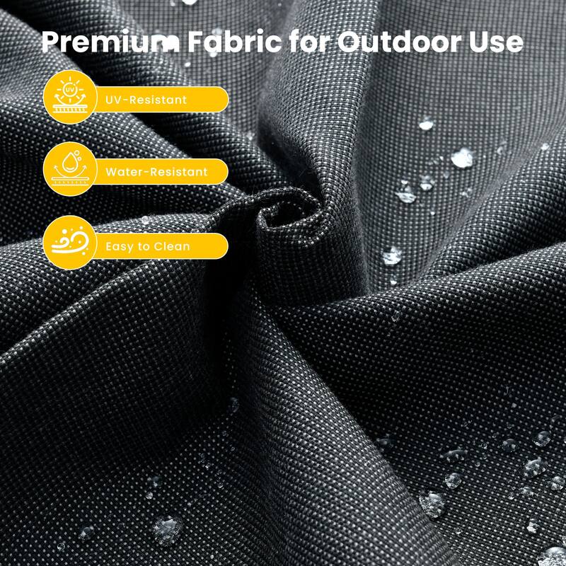 HOOOWOOO 11-piece Outdoor Patio Sofa Wicker Furniture Swivel Chair Set with 54" Fire Pit Table