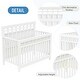 preview thumbnail 8 of 16, Solid Wood Certified Baby Safe Crib，Non-Toxic Finish