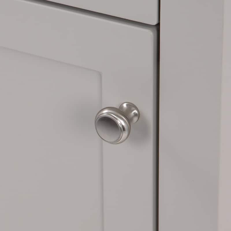 Spring Mill Cabinets Wyre 18" 1-Door Bathroom Vanity With White Sink Top