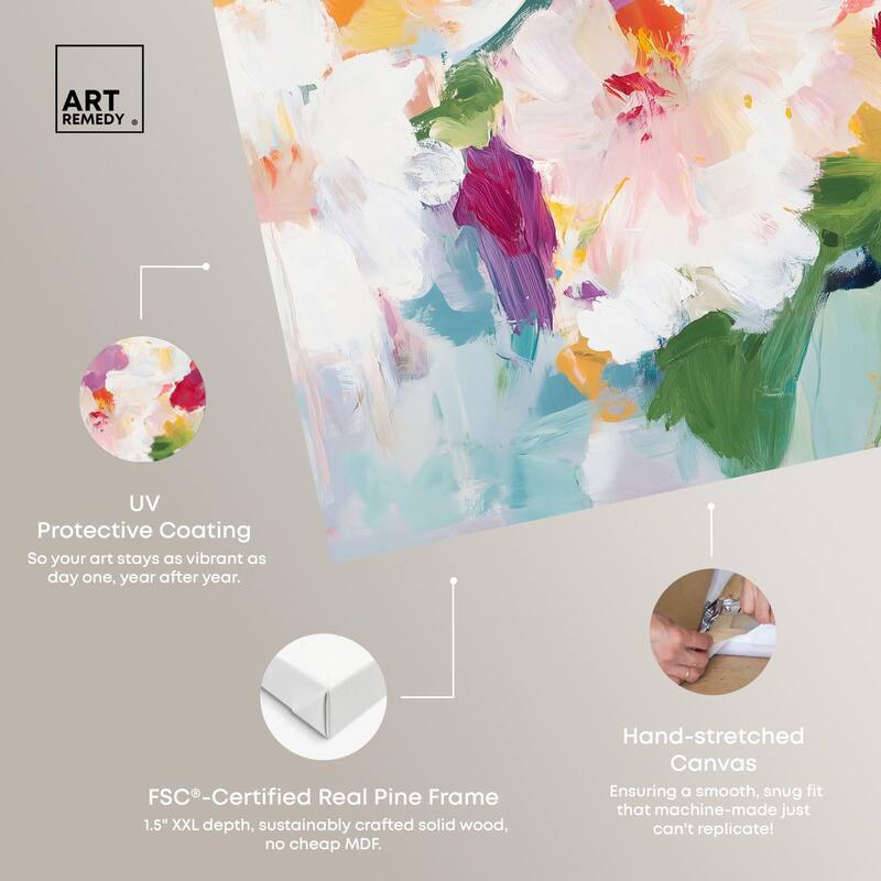 Bold Brushstroke I Canvas by Art Remedy, Gallery Wrapped