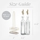 preview thumbnail 92 of 196, COOK WITH COLOR Glass Olive Oil Bottle Dispenser - 2 Pack- 17oz Oil and Vinegar Carafe Decanter