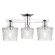 preview thumbnail 10 of 21, Innovations Lighting Endless Possibilities Arcadia - Niagara - 3 Light 24" Semi-Flush Mount Polished Chrome