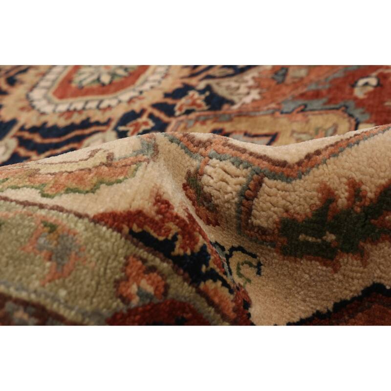 ECARPETGALLERY Hand-knotted Jules Sultane Ivory Wool Rug - 7'8 x 9'9