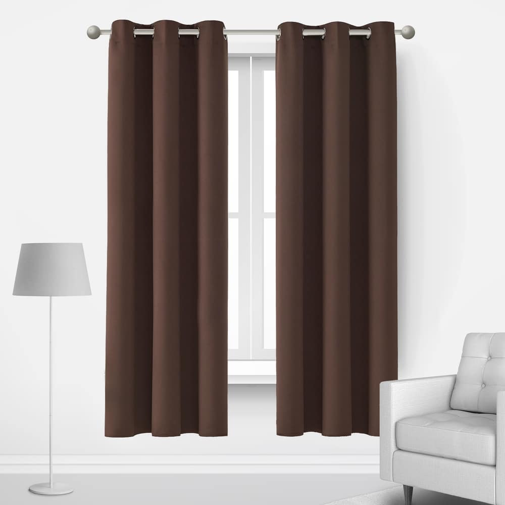 Deconovo Insulated 42 Width Curtain Panel Pair (2 Panel)