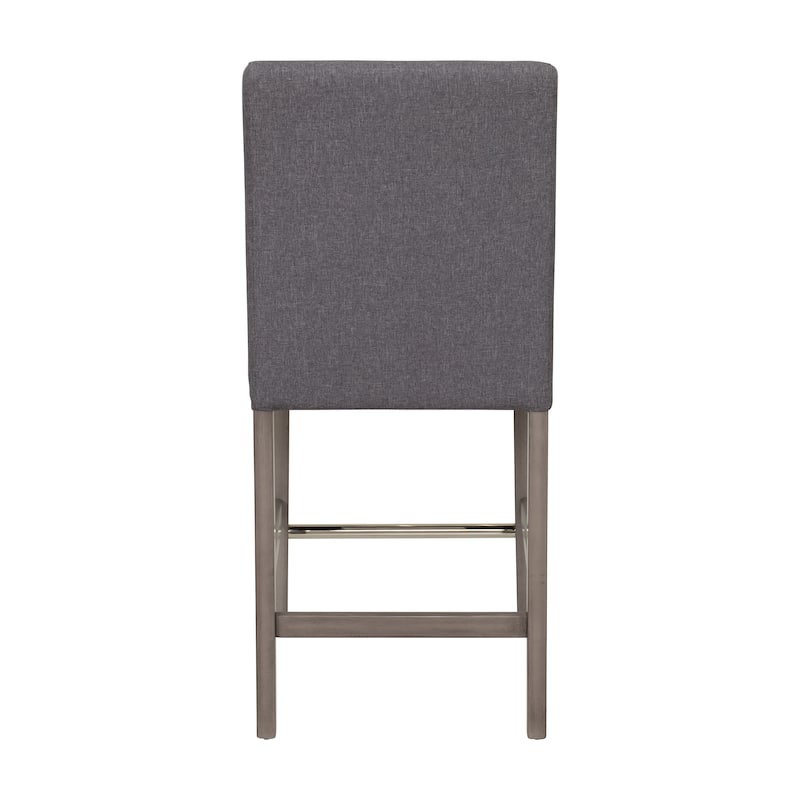 Laura Upholstered 25" Counter Height Bar Stool