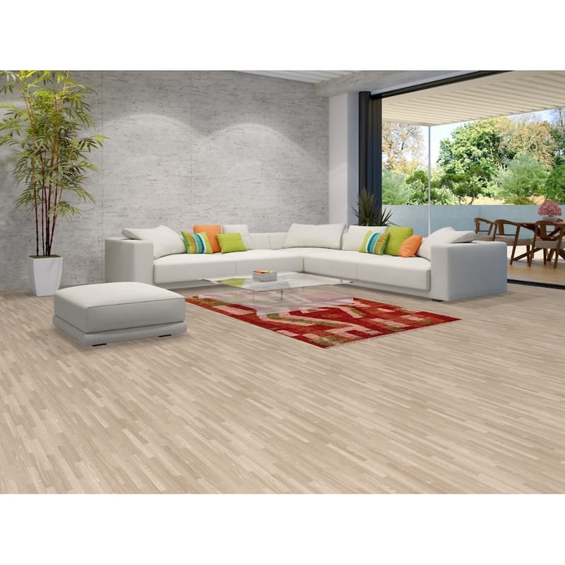 Hand Knotted Oriental 100% Wool Carpet Modern Abstract Multi-Colored Moroccan Area Rug - 8' 3'' X 5' 3''