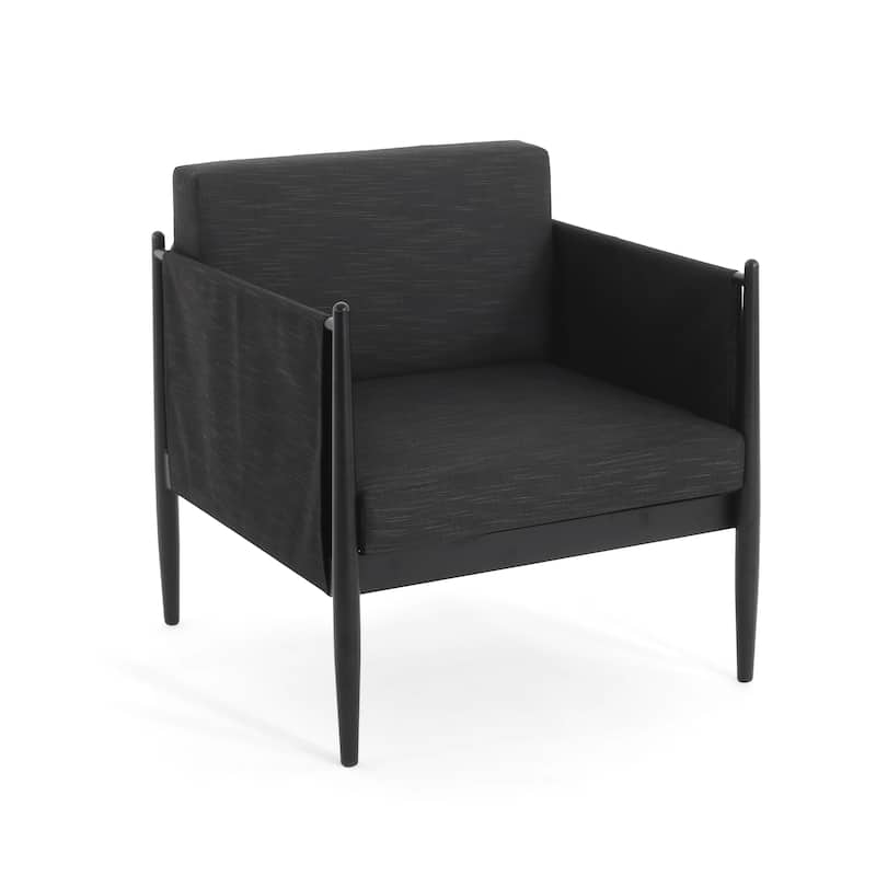 Dawson Outdoor Aluminum Club Chair with Cushions by Christopher Knight Home