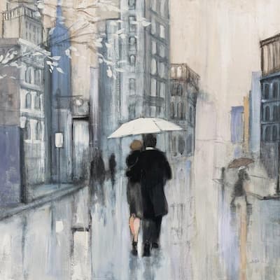 Spring Rain New York Art Poster - Print On Demand