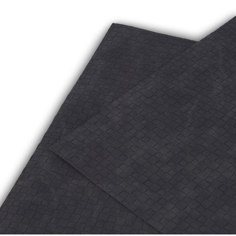 Dainty Home Sorento Faux Leather Reversible Rectangular Placemat Set - N/A