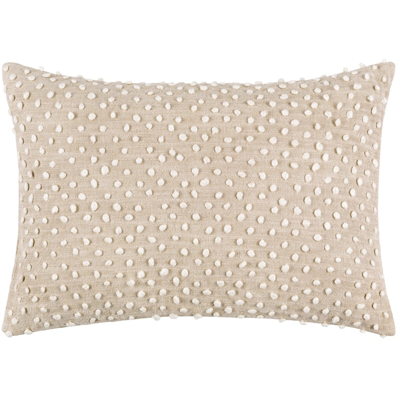 Aqib Pompom Small Polka Dot Throw Pillow