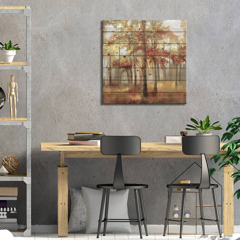 Soft Light I Print On Wood by Allison Pearce - Multi-Color