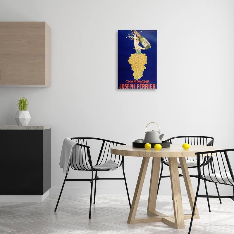 Stupell Vintage Perrier Champagne Canvas Wall Art Design By Marcus Jules