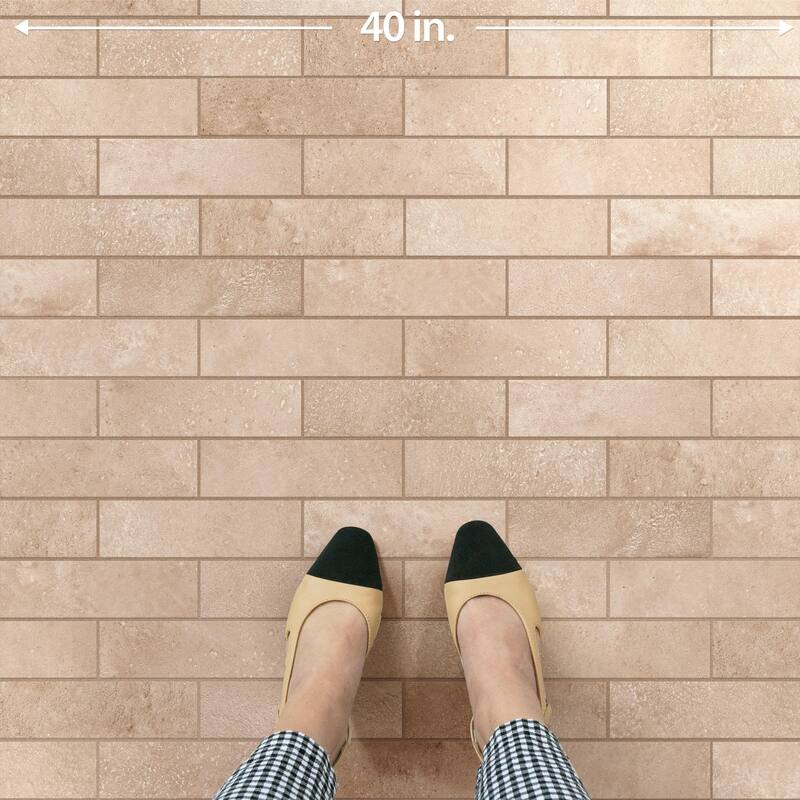 Merola Tile Atlas Brick Cotto 2-3/8" x 9-3/4" Porcelain Floor and Wall Tile