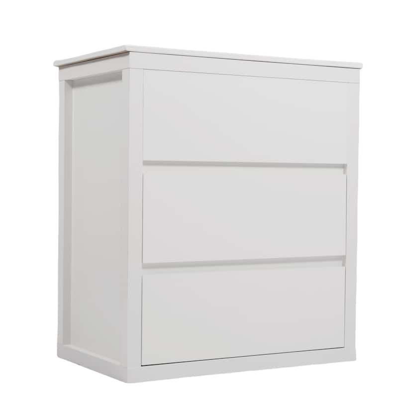 Roomfitters 30" Minimalist Bathroom Vanity with Ceramic Sink, Freestanding Cabinet