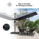 preview thumbnail 10 of 14, PURPLE LEAF 9 ft 360 Degree Rotation Patio Umbrella With Base