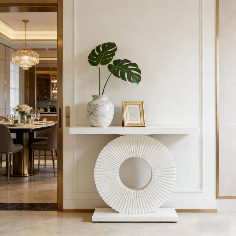 Elegant Entryway Table, Sturdy Hall Table, Versatile Console Table