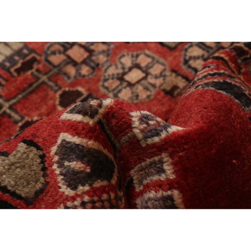ECARPETGALLERY Hand-knotted Andelz Red Wool Rug - 3'3 x 10'0