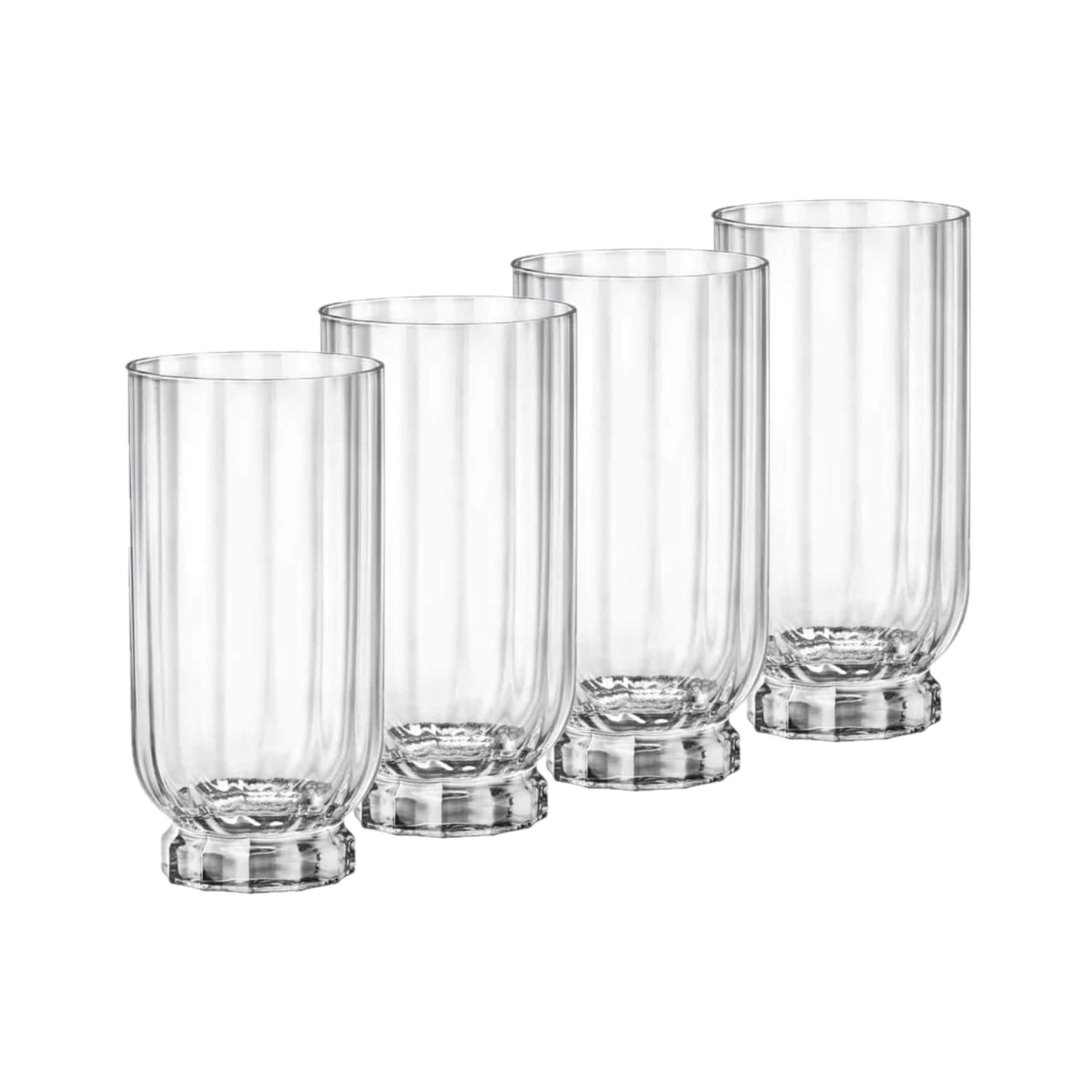 Bormioli Rocco Set of 4 Florian Highball Glasses