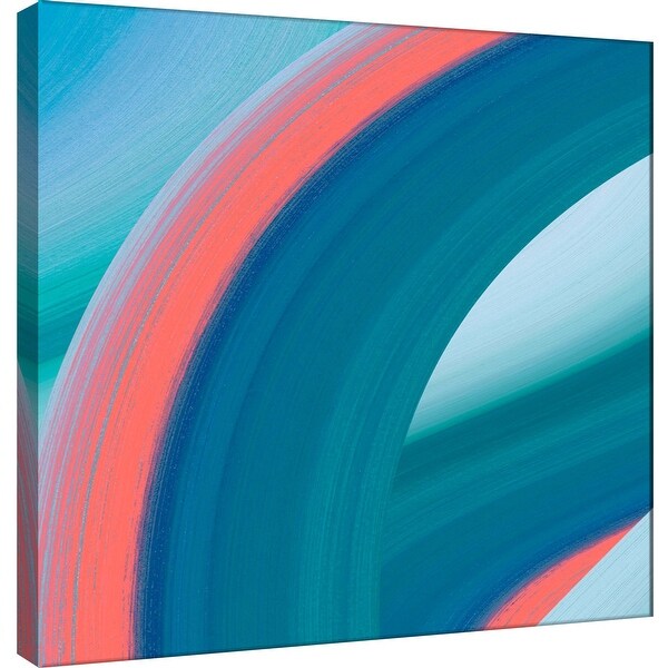 PTM Images 9-100936 PTM Canvas Collection 12" x 12" - "Ocean A" Giclee Abstract Art Print on Canvas