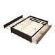 preview thumbnail 12 of 49, Full Kids Platform Bed with Twin Trundle and 2 Drawers