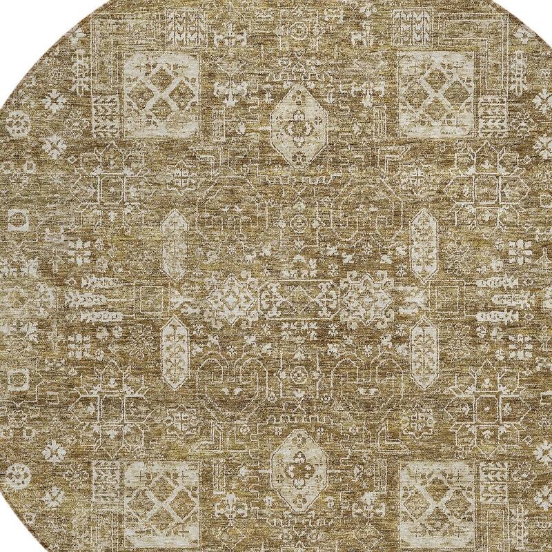 HomeRoots Oriental Transitional Rectangle Outdoor Rug