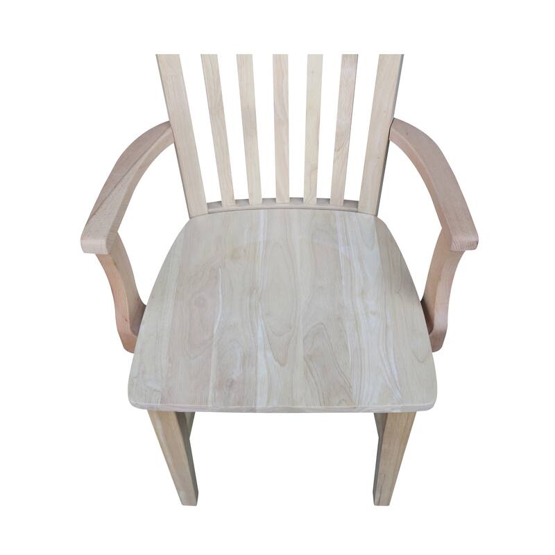 International Concepts Tall Mission Chair with Arms