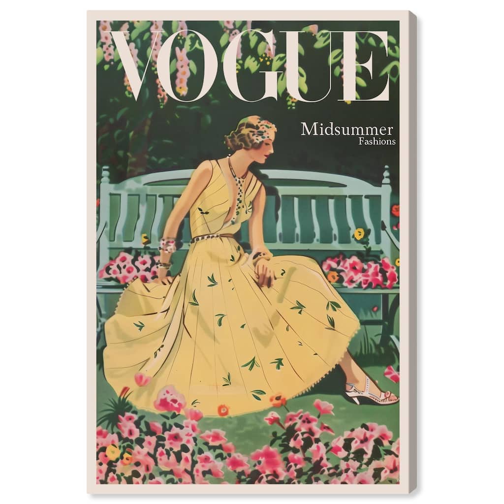 Midsummer Fashion Cover Canvas by Art Remedy, Gallery Wrapped