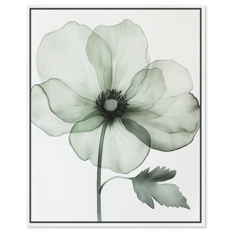 Delicate Stamen IV Canvas by Art Remedy - White - 36" x 45"