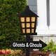 preview thumbnail 84 of 84, Glitzhome Halloween LED Ghost Cat Pumpkin Nutcracker Yard Stakes Standing Sign Hanging Decor