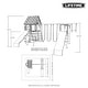 preview thumbnail 10 of 8, Lifetime Big Stuff Deluxe Swing Set, Primary